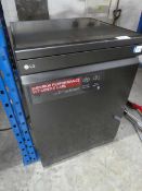 +VAT LG single door under counter dish washer in black