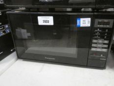 +VAT Unboxed Panasonic NN-E28JBM digital microwave oven in black