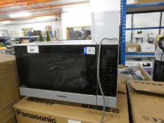 +VAT Panasonic inverter microwave (NN-SF364M) in silver