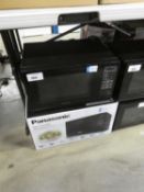 +VAT Boxed Panasonic NN-E28JBM digital microwave oven in black