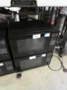 +VAT Panasonic microwave oven in black (NN-E28JBM)