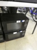 +VAT Panasonic microwave oven in black (NN-E28JBM)