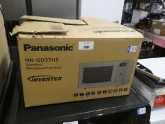 +VAT Panasonic microwave oven in silver (NN-GD37HS)