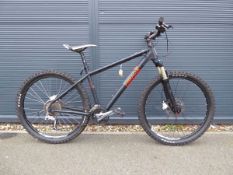 Pinnicle Jarrah black mountain bike
