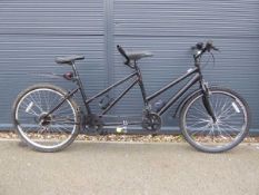 Black unbranded tandum bike