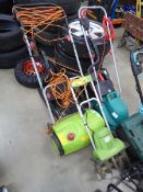 Florabest 240v garden tiller and a Florabest 240v lawn aerator