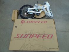 +VAT A Sunspeed Youth Green bicycle, disassembled in box