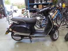 (AE63 WVR) 2014 Baotian BT49 QT-21 Monza 50 scooter in black, 50cc petrol, first registered 29/01/
