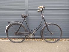 +VAT Black vintage town bike