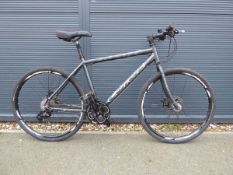 Carrera Subway2 black hybrid bike