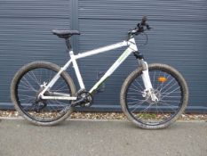 Rockrider white mountain bike