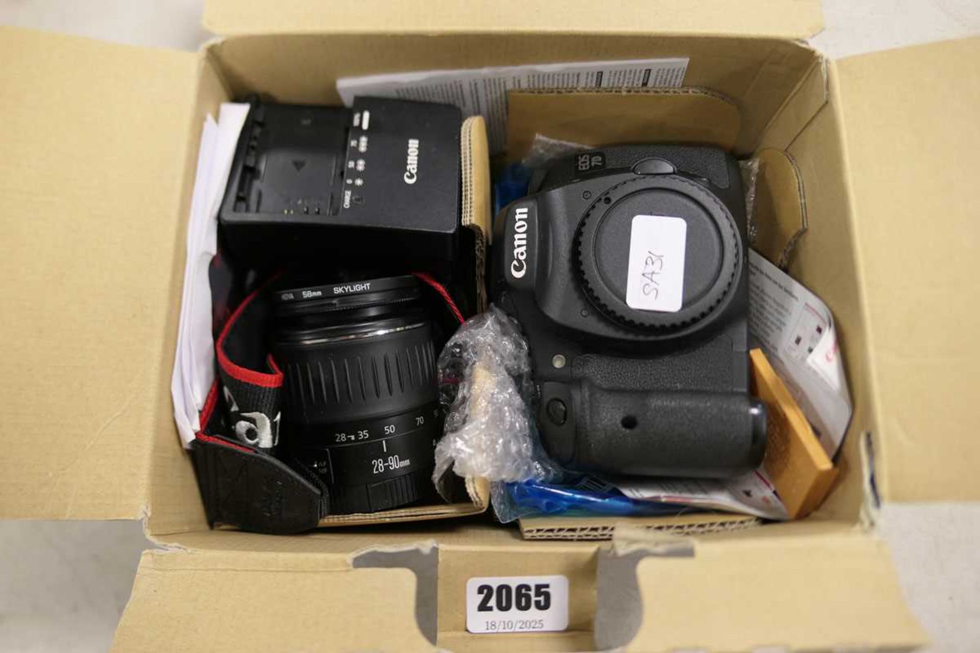 Boxed Canon EOS 7D camera kit