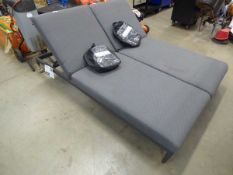 +VAT Harbour Lifestyle cushioned sun lounger with cover