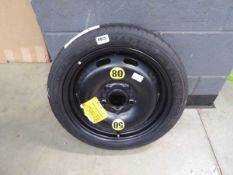 BMW 15" space saver wheel with tyre