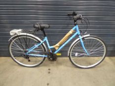 Apollo Cafe blue town bike