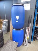 +VAT 2 x plastic water barrels