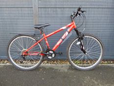Apollo Slant red mountain bike