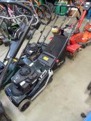 +VAT Hayter Spirit 41 rotary push powered mower with box