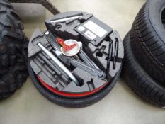 +VAT A Space Saver alloy wheel with Vredestein space master tyre and spare wheel tool set