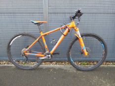 Cube Limited orange mountain bike