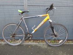 Raleigh Chinook orange and black mountain bike