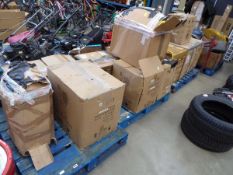 3x pallets containing approx. 13 9kW/15kW/30kW 3-phase industrial workshop heaters