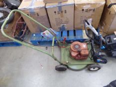 Hayterette vintage push powered mower