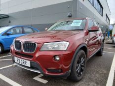 (P3 CRR) 2011 BMW xDrive20d SE 5-door estate in red, 1995cc diesel, 6-speed manual, first registered