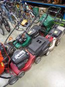 Mountfield rotary push powered mower with box