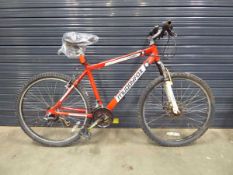 Muddy Fox Rebel red mountain bike