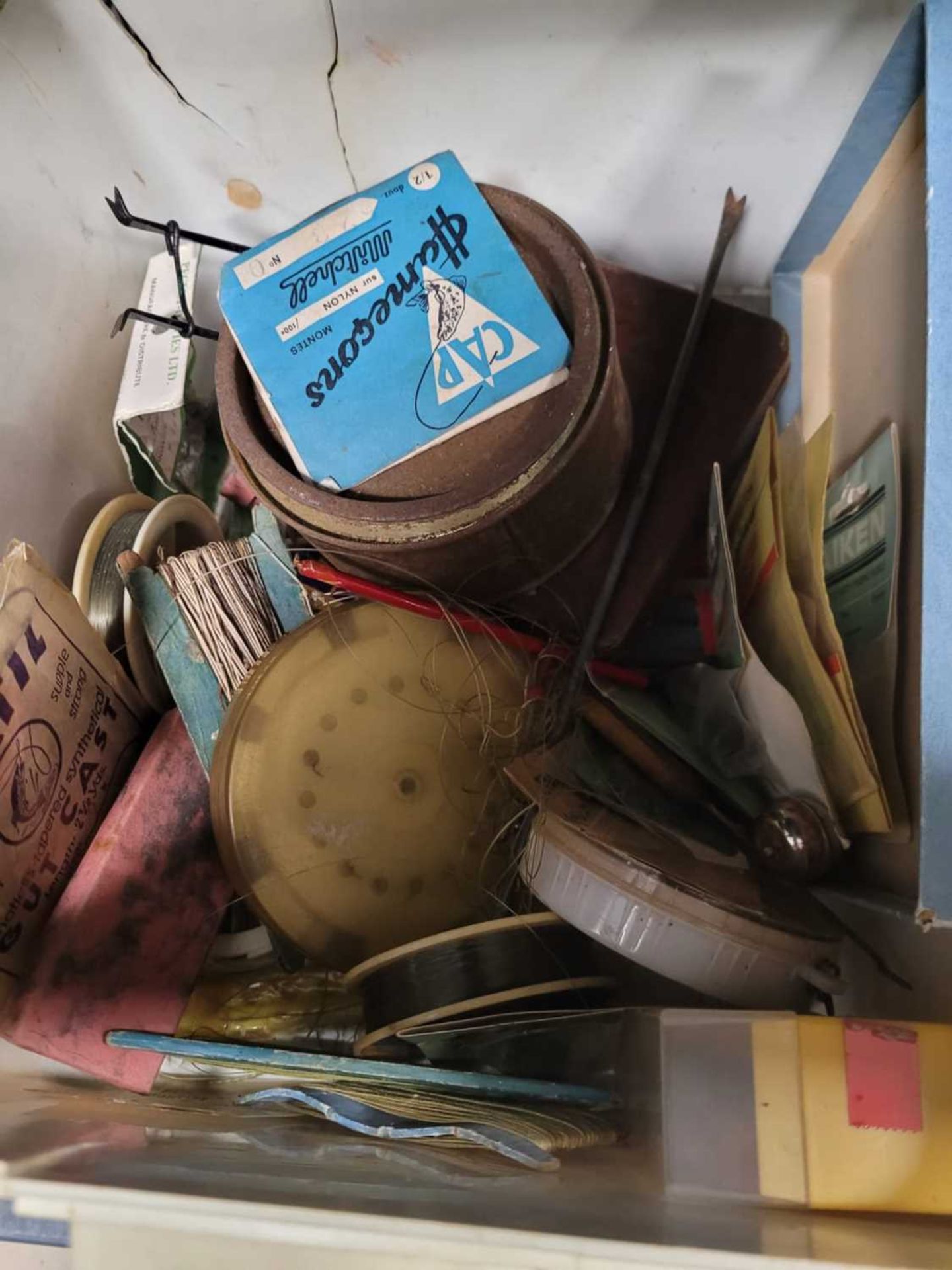 Cage containing a quantity of fishing tackle to contain mostly reels - Image 2 of 3