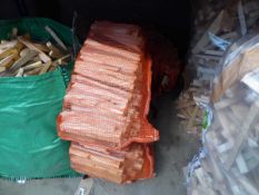 Approximately five bags of kindling