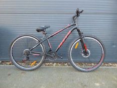 +VAT Black with red accents Huffy bike