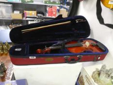 Stentor violin and bow in case