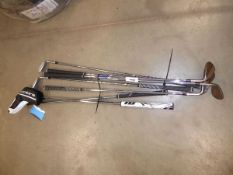 +VAT Selection of golf clubs, Cobra putter etc