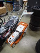 Stihl RMA 339C cordless mower with box. No batteries or charger