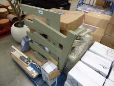 +VAT Pallet of a quantity items to include MDF cupboard pieces, a ProLevel 2 flexible two-part floor