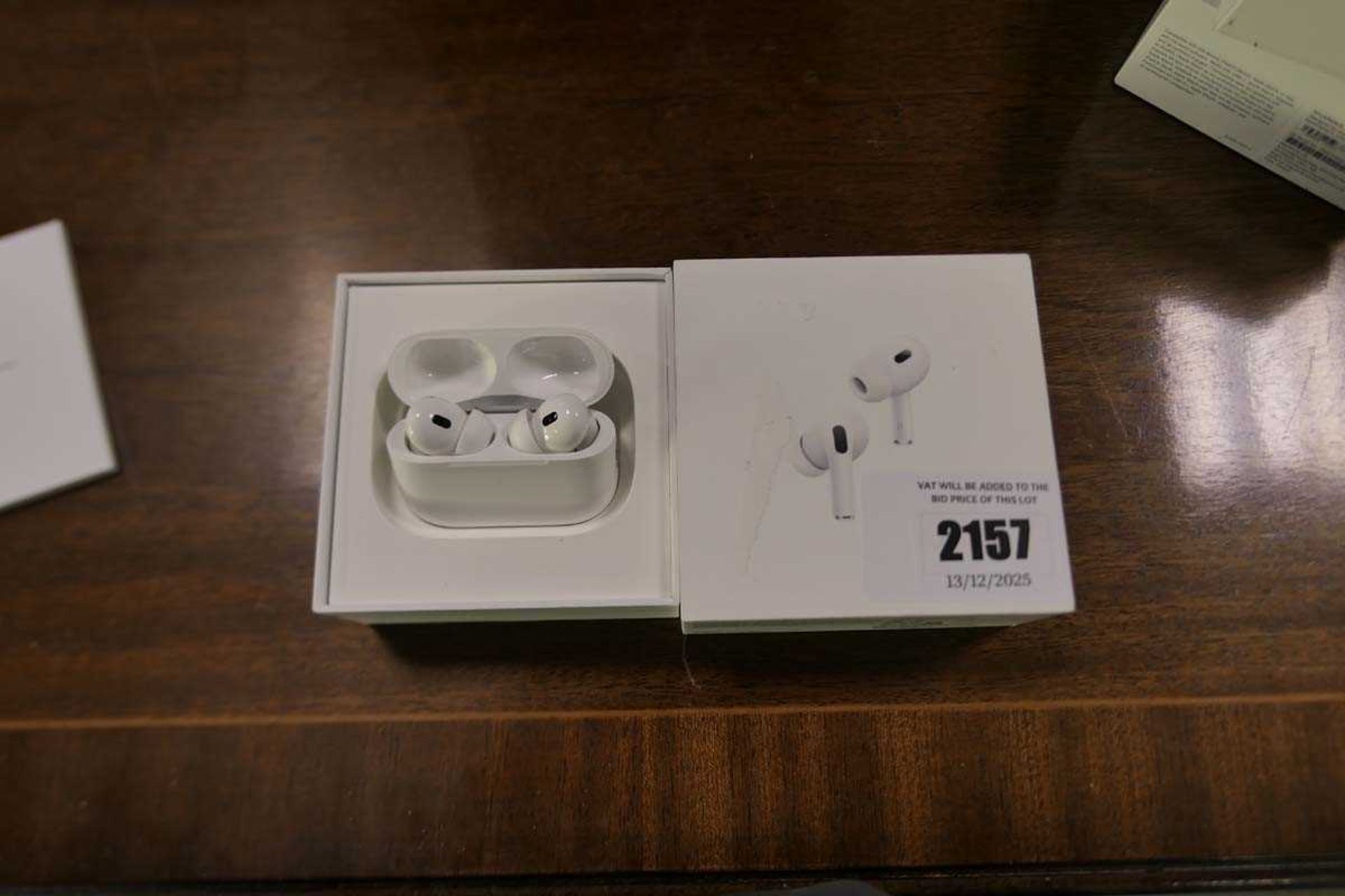 +VAT Apple Airpods Pro (2nd Generation), boxed with charging case, model MTJV3ZM/A