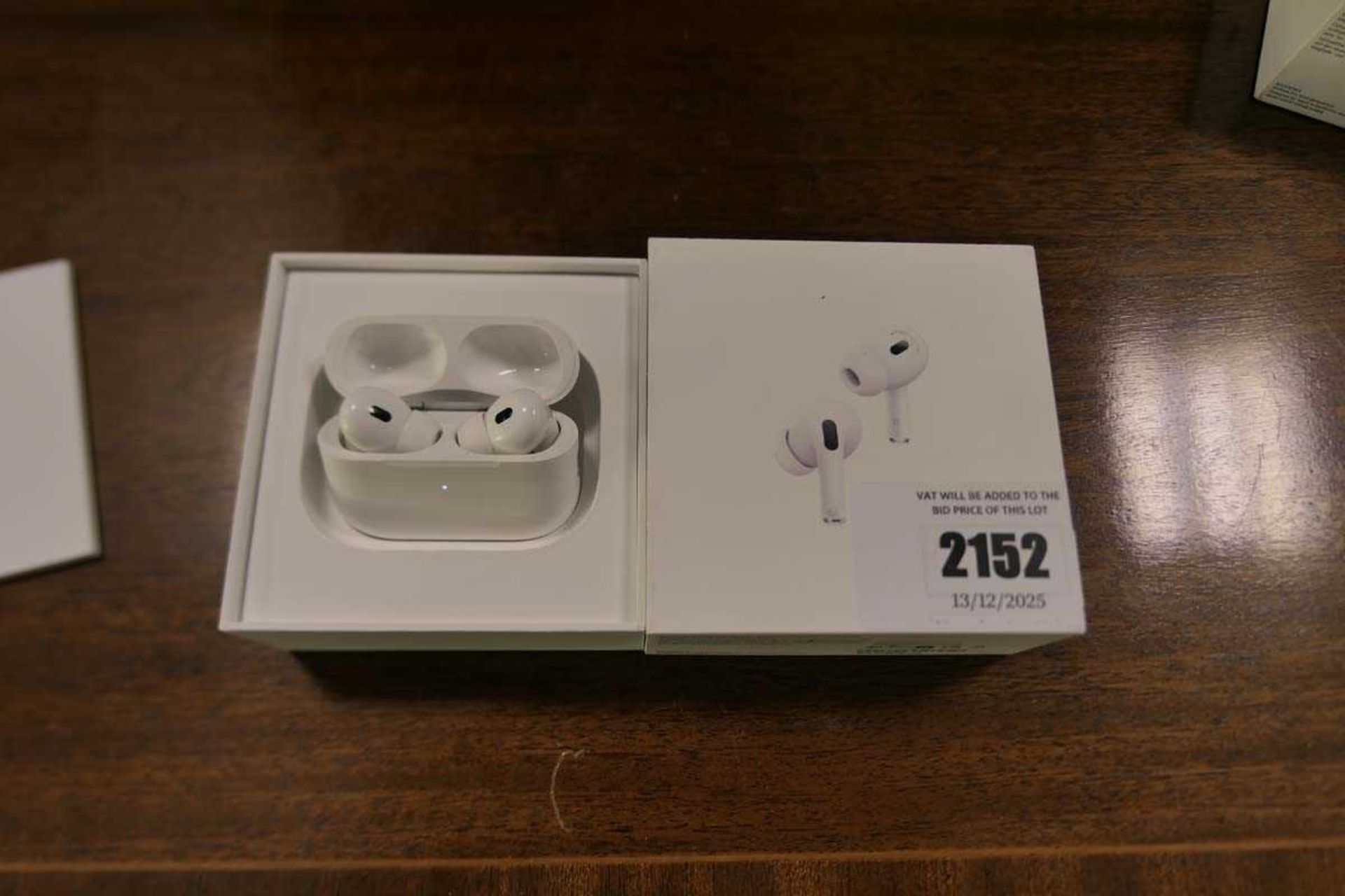 +VAT Apple Airpods Pro (2nd Generation), boxed with charging case, model MTJV3ZM/A