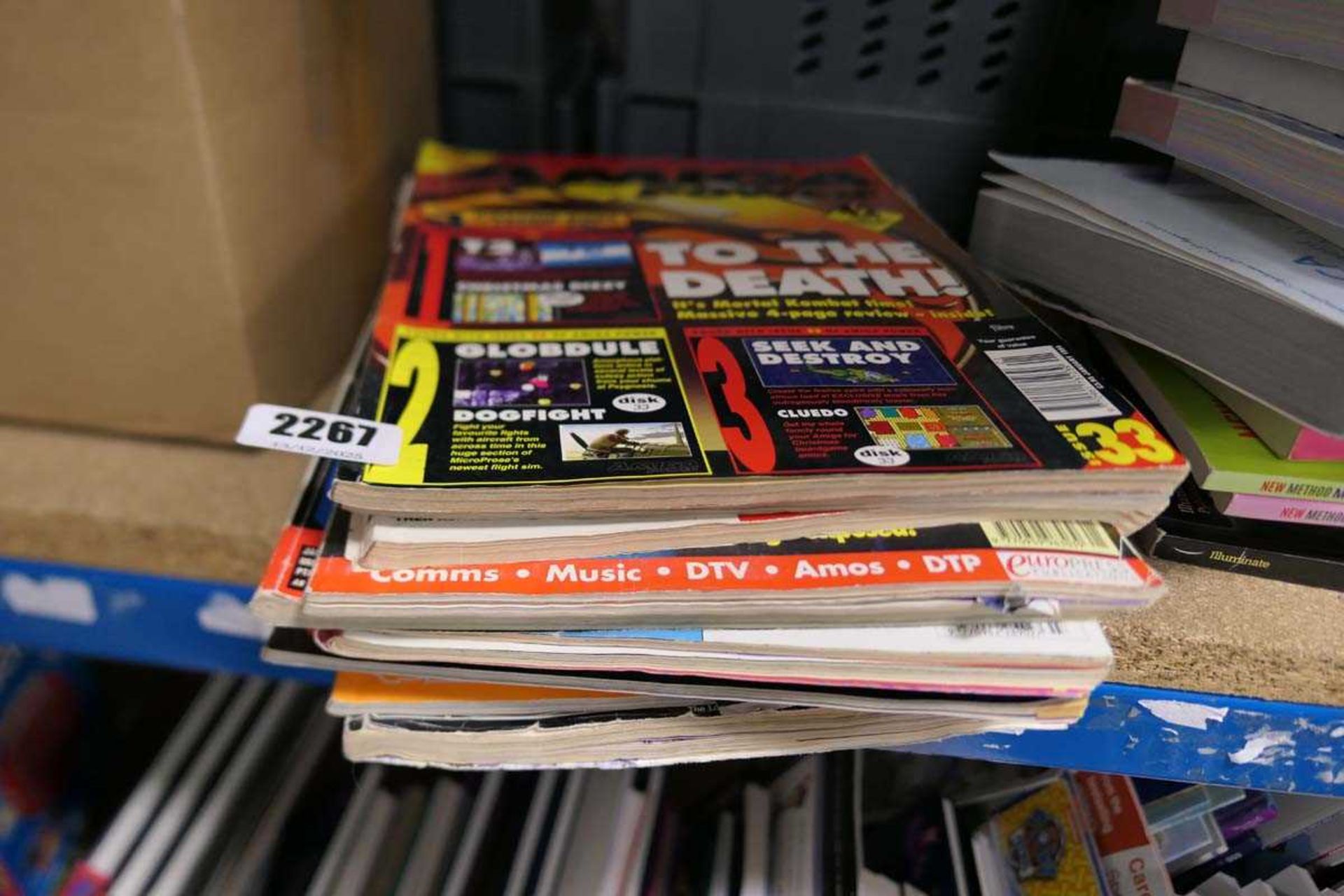 Selection of 1990s Commodore Amiga computer magazines