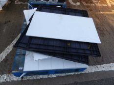 +VAT Pallet of plastic shed panels
