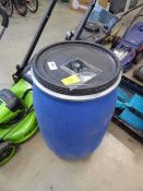 +VAT Blue plastic barrel