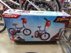 +VAT Boxed Huffy Spiderman children's bicycle