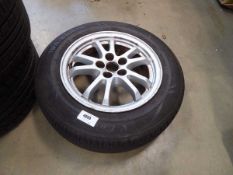 +VAT Single Toyota alloy wheel & tyre
