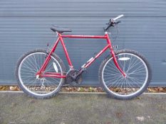 Raleigh Energiser red bike