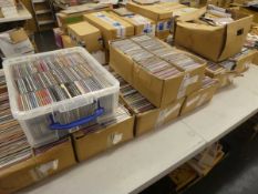 Nine boxes of assorted CDs including Quireboys, Jennifer Lopez, Allan Bryant, Paul van Dyk, Paul