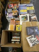 Pallet of assorted DVDs, videos, books etc. Please note that all lots in this sale have been kept in
