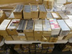 Forty trays of CDs including Moses Golden Flatts, Quiet Loner, Talk Reset Start Again, The Apples in