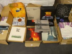 A large group of 12 inch singles and vinyl LPs including The Morenas, Tarsis, Spiral Trax, Crashkid,