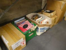 Underbay of vinyl singles including Crackout, Pye International, The Monsoon Bassoon, Mama